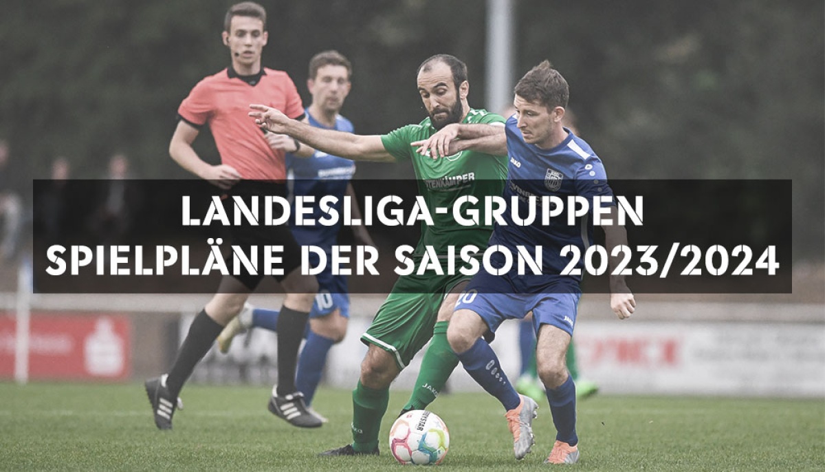 Spielpläne der beiden Landesliga-Gruppen für die Saison 2023/2024 sind fix