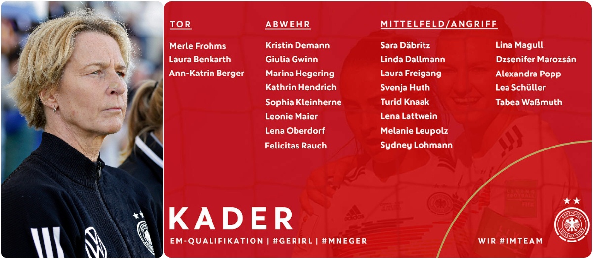 EM-Qualifikation am 19. September in Essen: Der DFB-Kader fürs Länderspiel gegen Irland