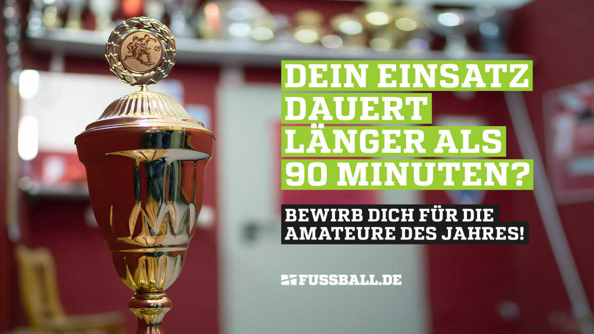 Jetzt für Jubiläumsausgabe bewerben: FUSSBALL.DE sucht zum 10. Mal die 