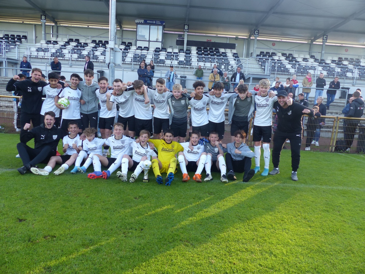 1. FC Bocholt gewinnt das C-Junioren Kreispokalendspiel