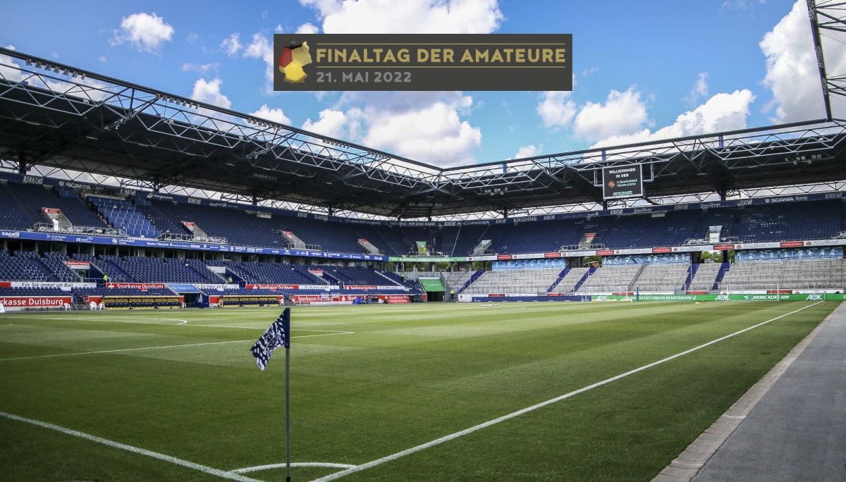 Endspiel um den Niederrheinpokal 2022 wird in Duisburg ausgetragen