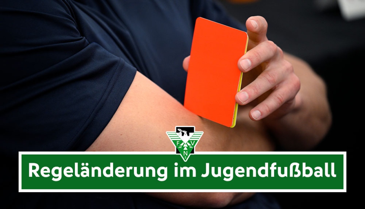 Wichtige Regeländerung im Jugendfußball: Zeitstrafe wird durch Gelb-Rote Karte ersetzt Wichtige Regeländerung im Jugendfußball: Zeitstrafe wird durch Gelb-Rote Karte ersetzt