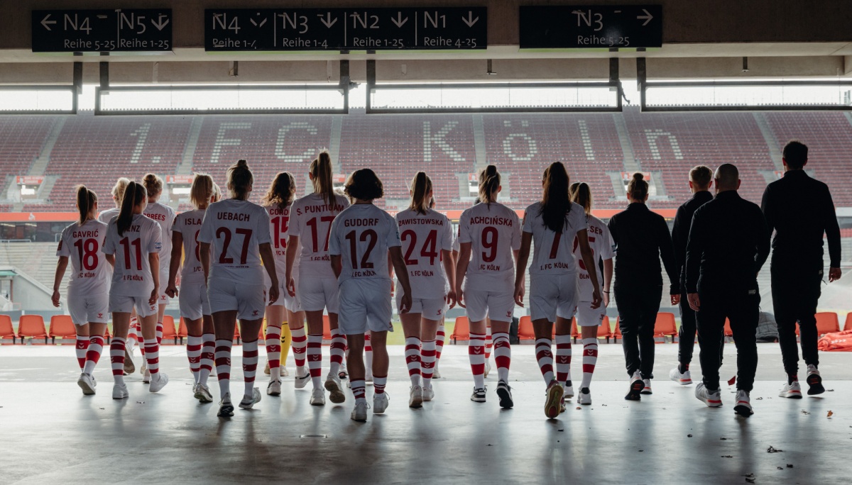 Rekordversuch der Frauenmannschaft des 1. FC Köln im RheinEnergieSTADION