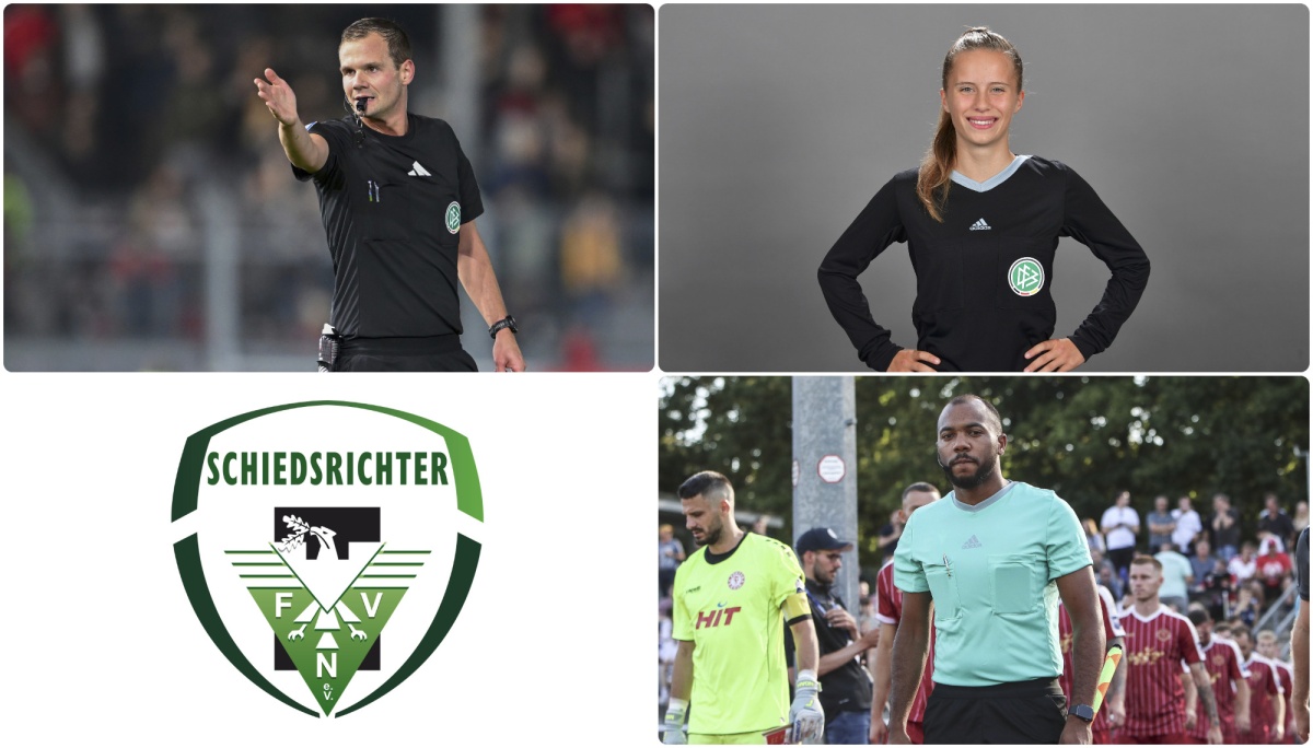 Dr. Robin Braun, Amelie Lainka und Jonah Besong schaffen Aufstieg und pfeifen eine Liga höher
