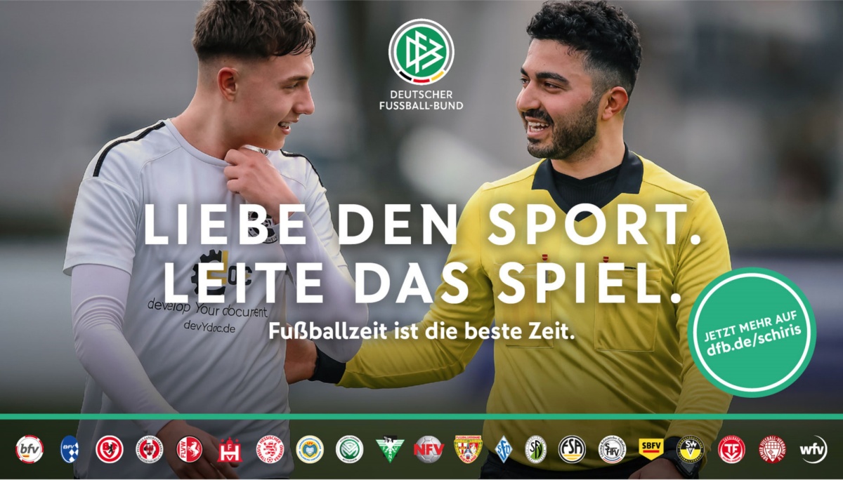 DFB ruft Jahr der Schiris aus: Nils Petersen und Anton Stach pfeifen mit Deniz Aytekin