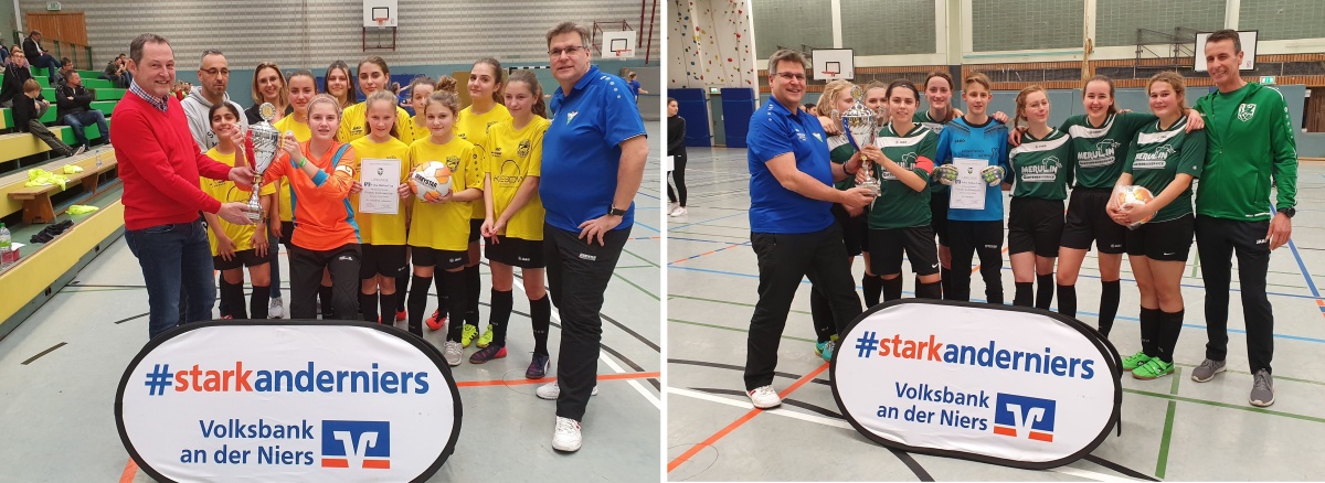 Futsal-Kreismeistertitel bei den C- und B- Juniorinnen gehen an Siegfried Materborn und SV Walbeck