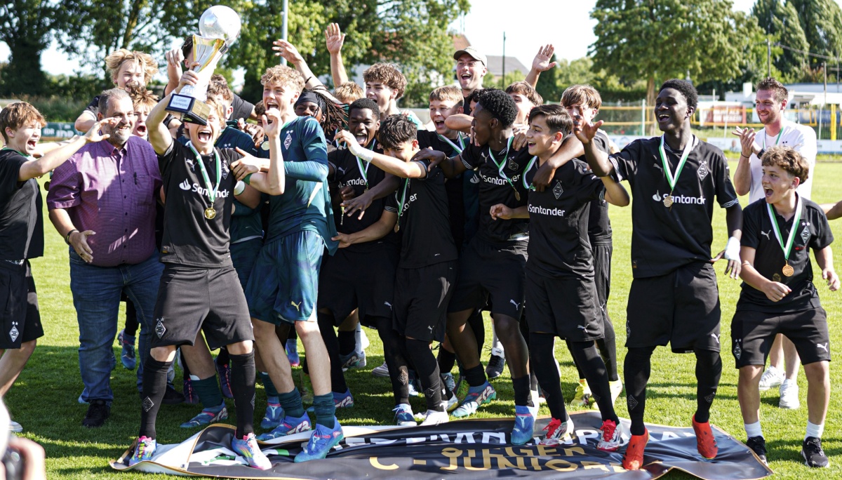 C-Junioren von Borussia Mönchengladbach triumphieren im Endspiel um den Niederrheinpokal