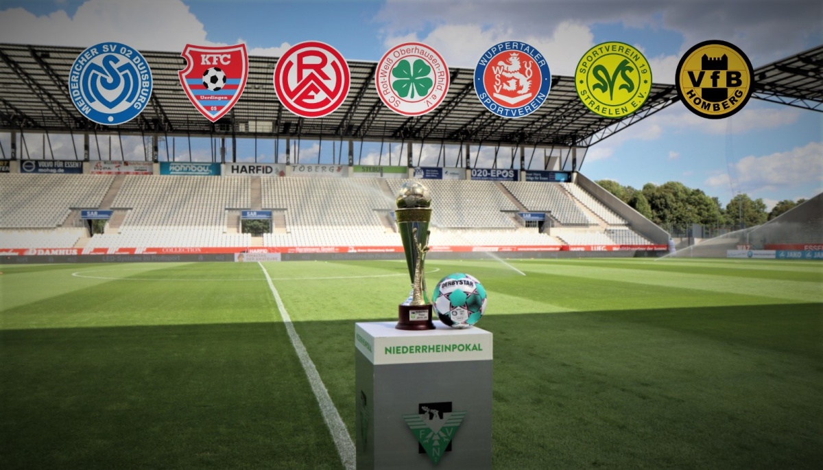 Niederrheinpokal wird mit sieben Klubs fortgesetzt: Auslosung am Montag, 26. April