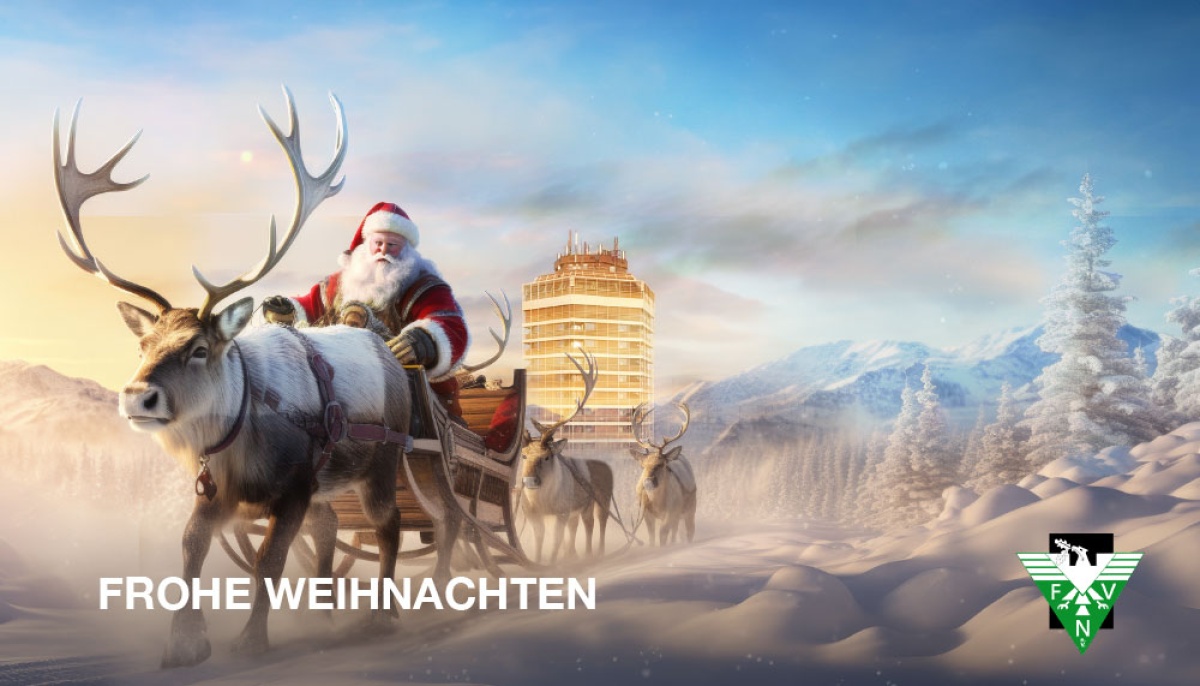 Der Fußballverband Niederrhein wünscht frohe Weihnachten und einen guten Rutsch