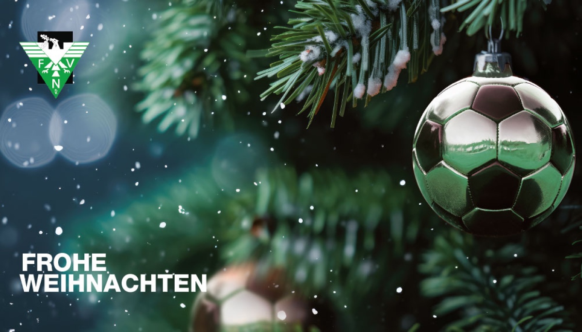 Der Fußballverband Niederrhein wünscht frohe Weihnachten und einen guten Rutsch