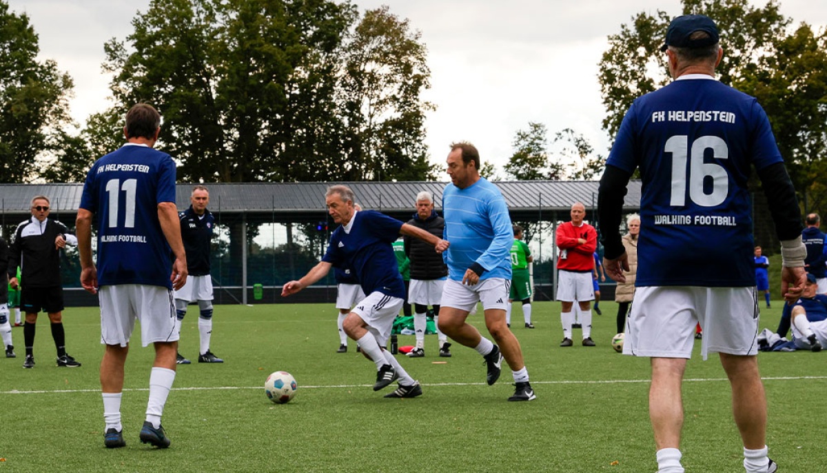 Positive Effekte auf Wohlbefinden und Gesundheit: Walking Football ist nun offiziell Präventionssport