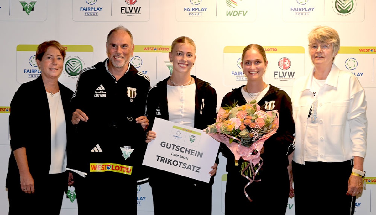 WestLotto Fairplay-Pokal der Frauen: Fairste Mannschaften aus NRW in Dortmund ausgezeichnet