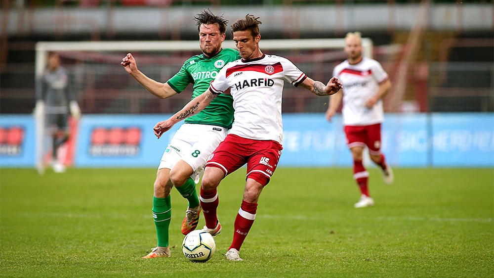 Das letzte Pokalduell zwischen RWO und RWE im Oberhausener Stadion Niederrhein war das Viertelfinale der Saison 2020/2021 - RWE gewann damals 4:1.