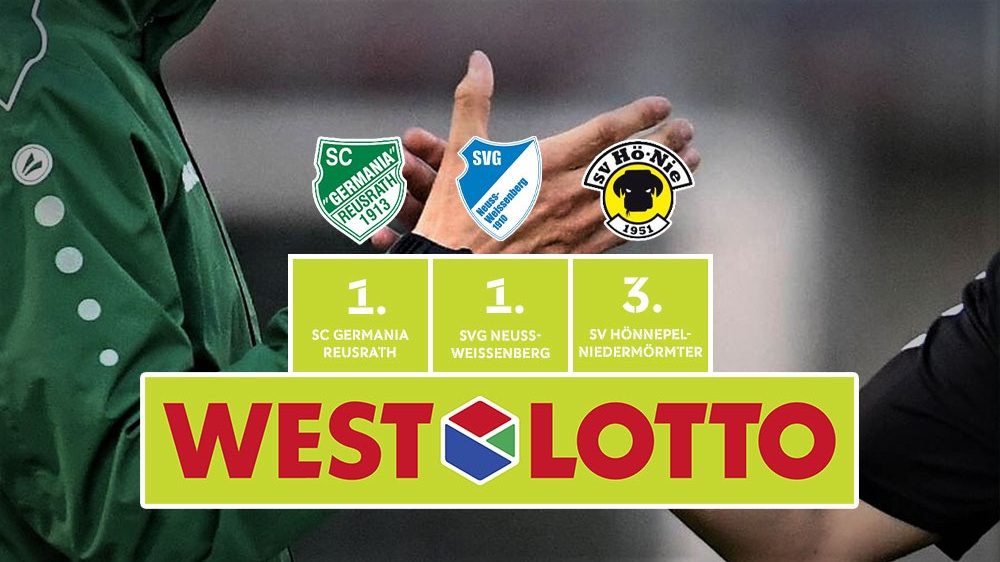 SC Reusrath und SVG Neuss-Weißenberg gewinnen Westlotto-Fair-Play-Pokal 2024/2025