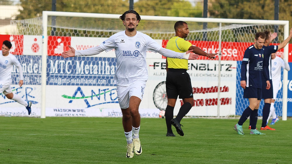 Yasin-Cemal Kaya von der SSVg Velbert war beim 2:1 über Ratingen 04/19 als Torschütze erfolgreich - musste aber später verletzt ausgewechselt werden.