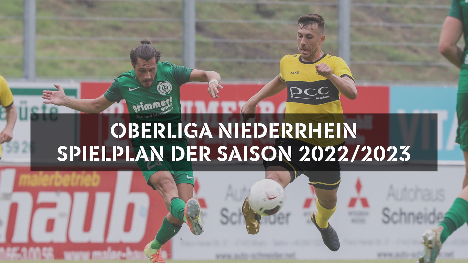 Spielplan der Oberliga Niederrhein für die Saison 2022/2023 im Überblick