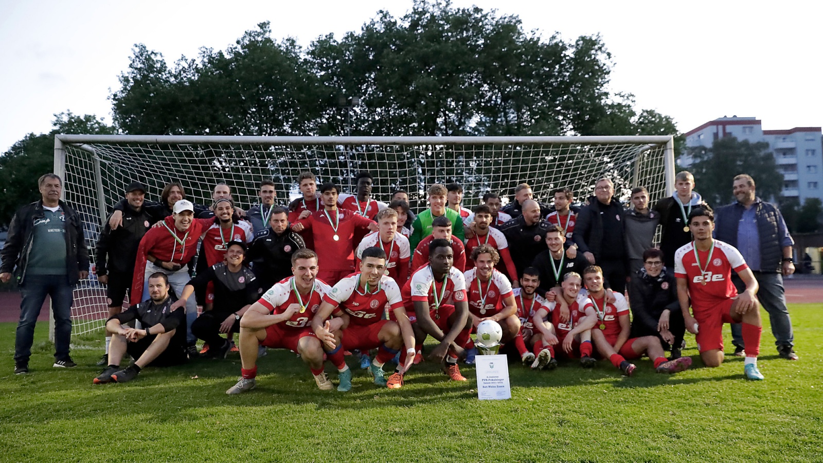 Gewinner des U 19-Niederrheinpokals 2022: Rot-Weiss Essen.