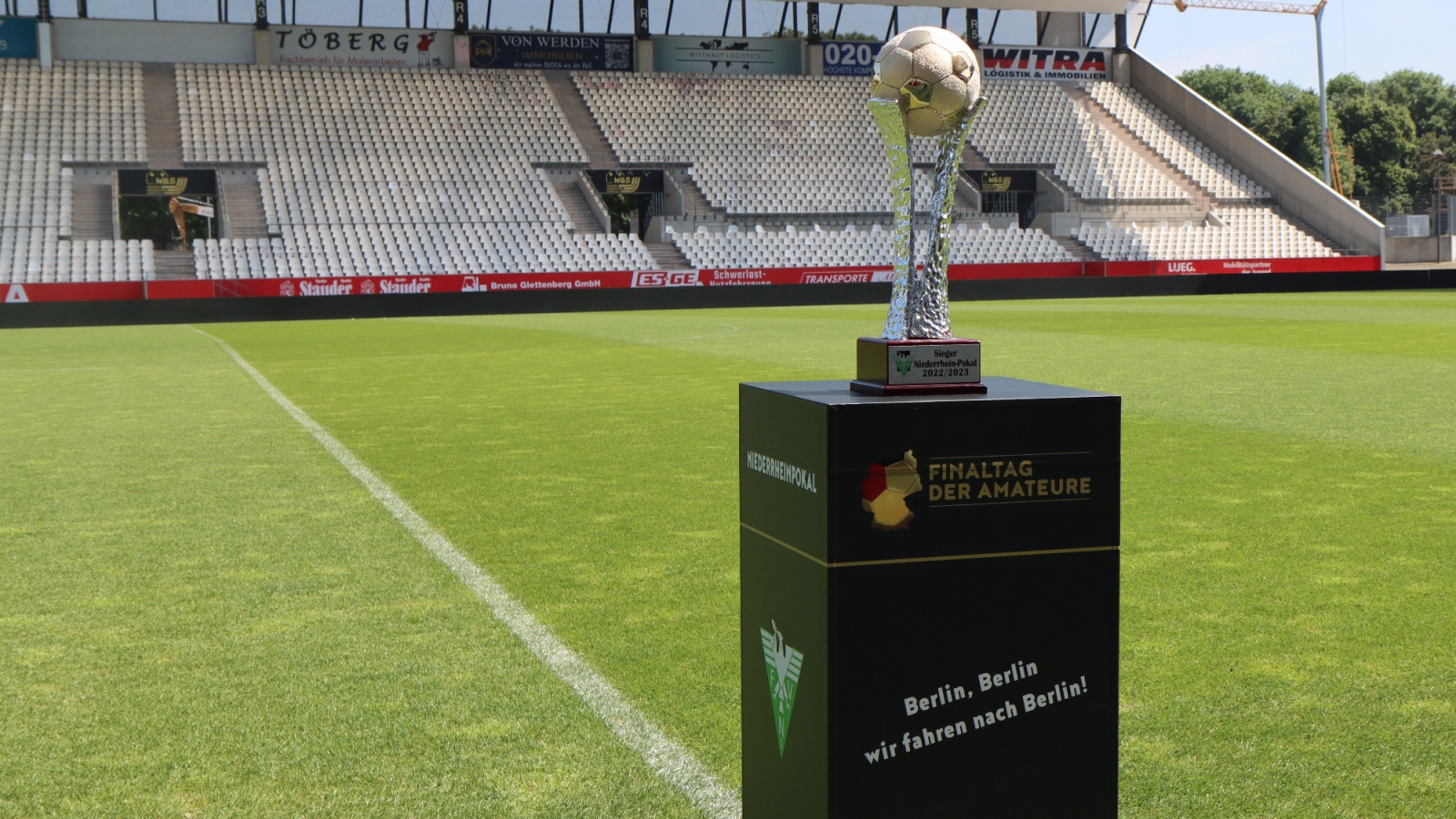 Objekt der Begierde: Der Niederrheinpokal.