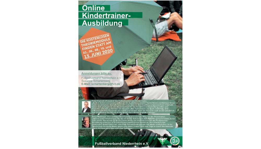 Online und kostenlos: Ausbildung zum Kindertrainer startet am 3. Juni