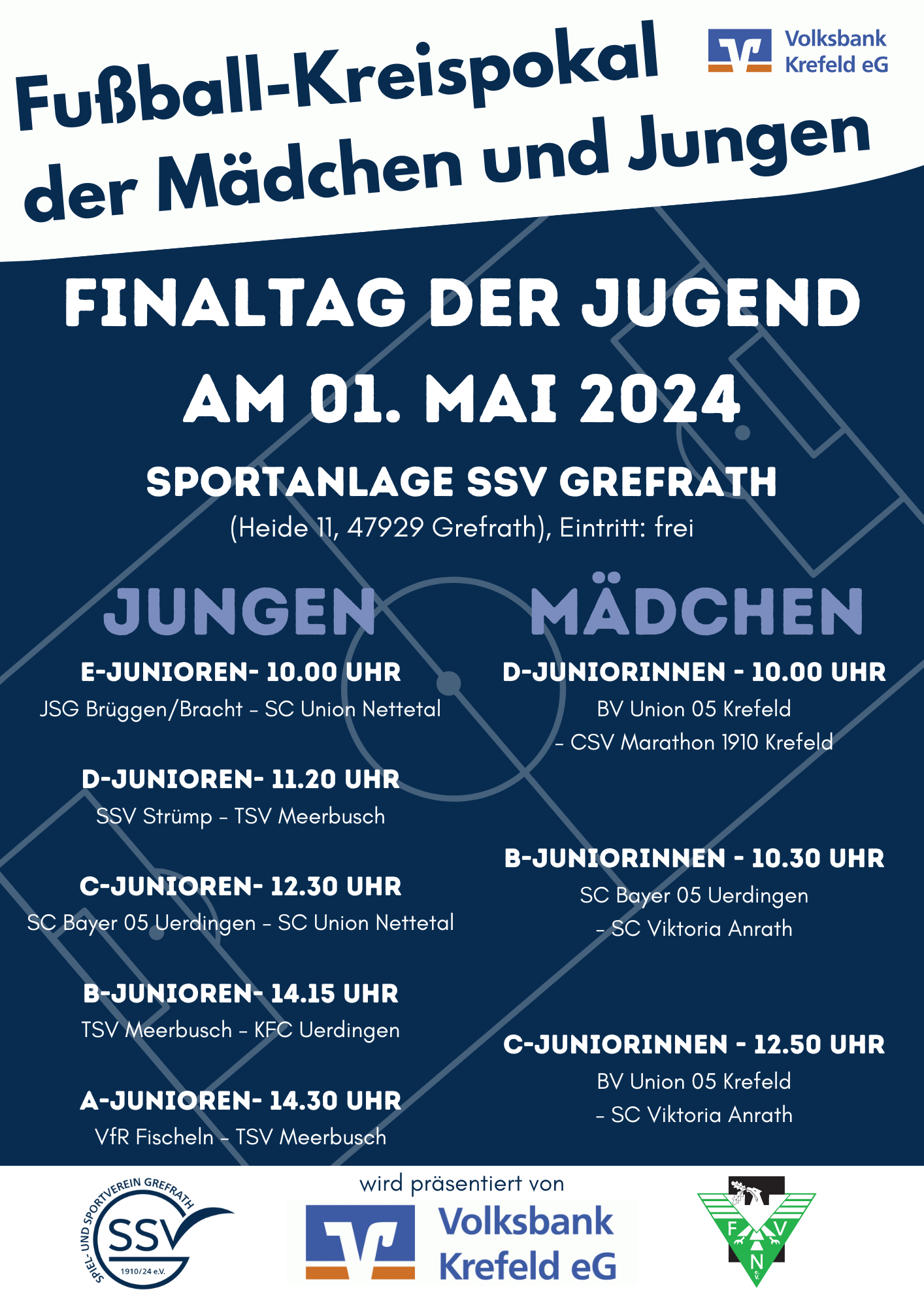 Pokalendspieltag der Jugend