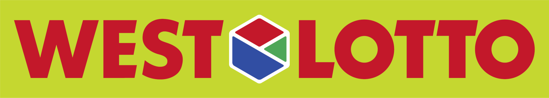 [{"clang_id":1,"value":"West Lotto Logo: Gelber Balken mit rotem Schriftzug \"WEST LOTTO\". In der Mitte ein blau-rot-weißer Kreis mit stilisiertem Quadrat."}]