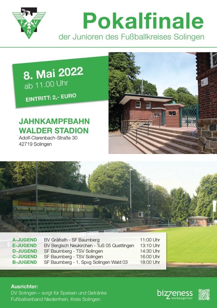 Pokalfinale der Jugend am  08.05.2022